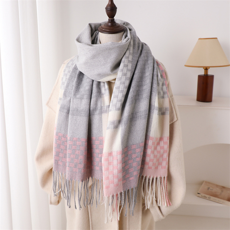 Woven Scarf Blanket - Écharpe en cachemire de luxe pour