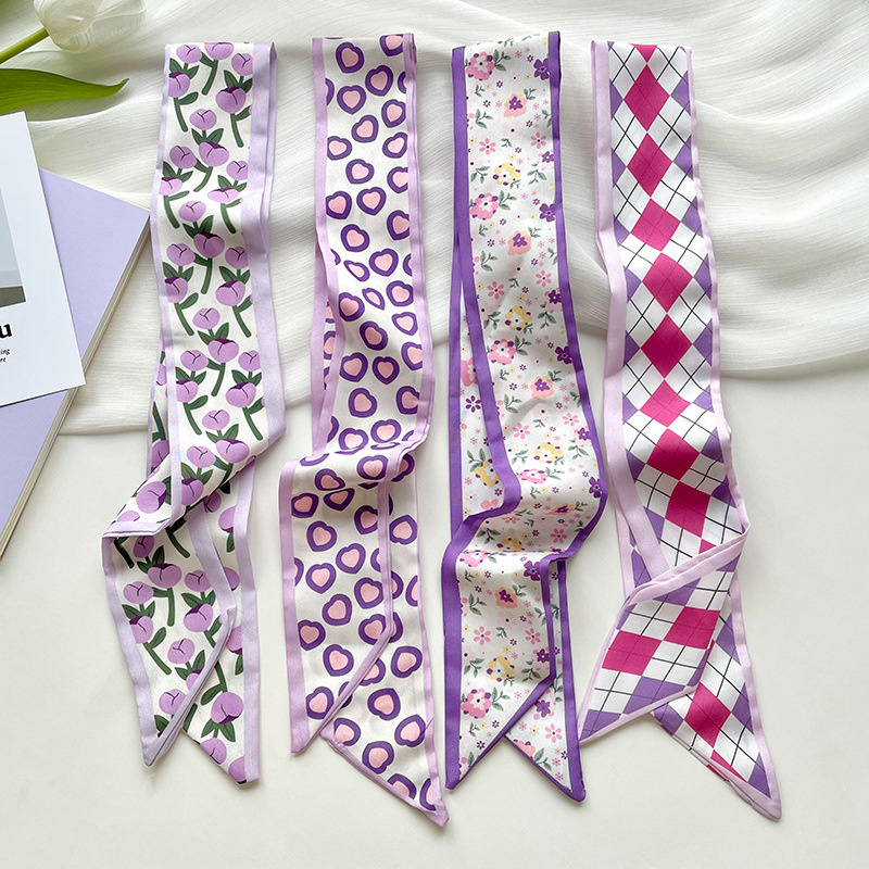 Head Wrap Turban - Nouveau luxe étroit court femme foulard