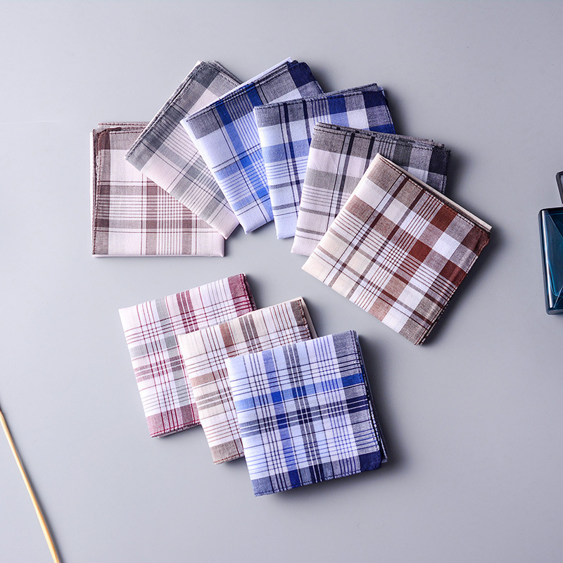 Mouchoir carré de poche à carr - Handkerchief Cotton Men avis et prix