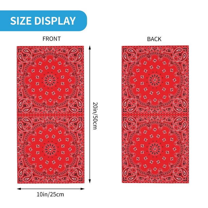 Bandeau d'hiver à motif paisle - Neck Warmer Tube avis et prix