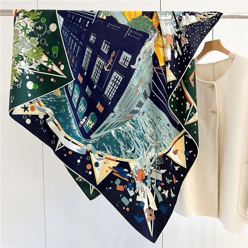 Écharpe en laine de luxe pour  - Woven Scarf Blanket avis et prix