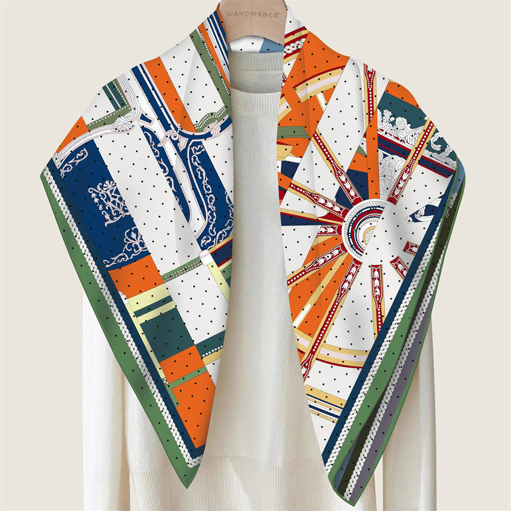 POBING-Écharpe en sergé roulée - Scarf Silk Square avis et prix